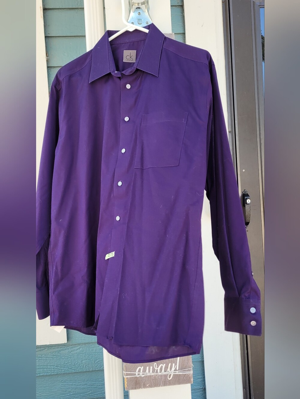 Calvin Klein Deep Purple Men's Dress Shirt